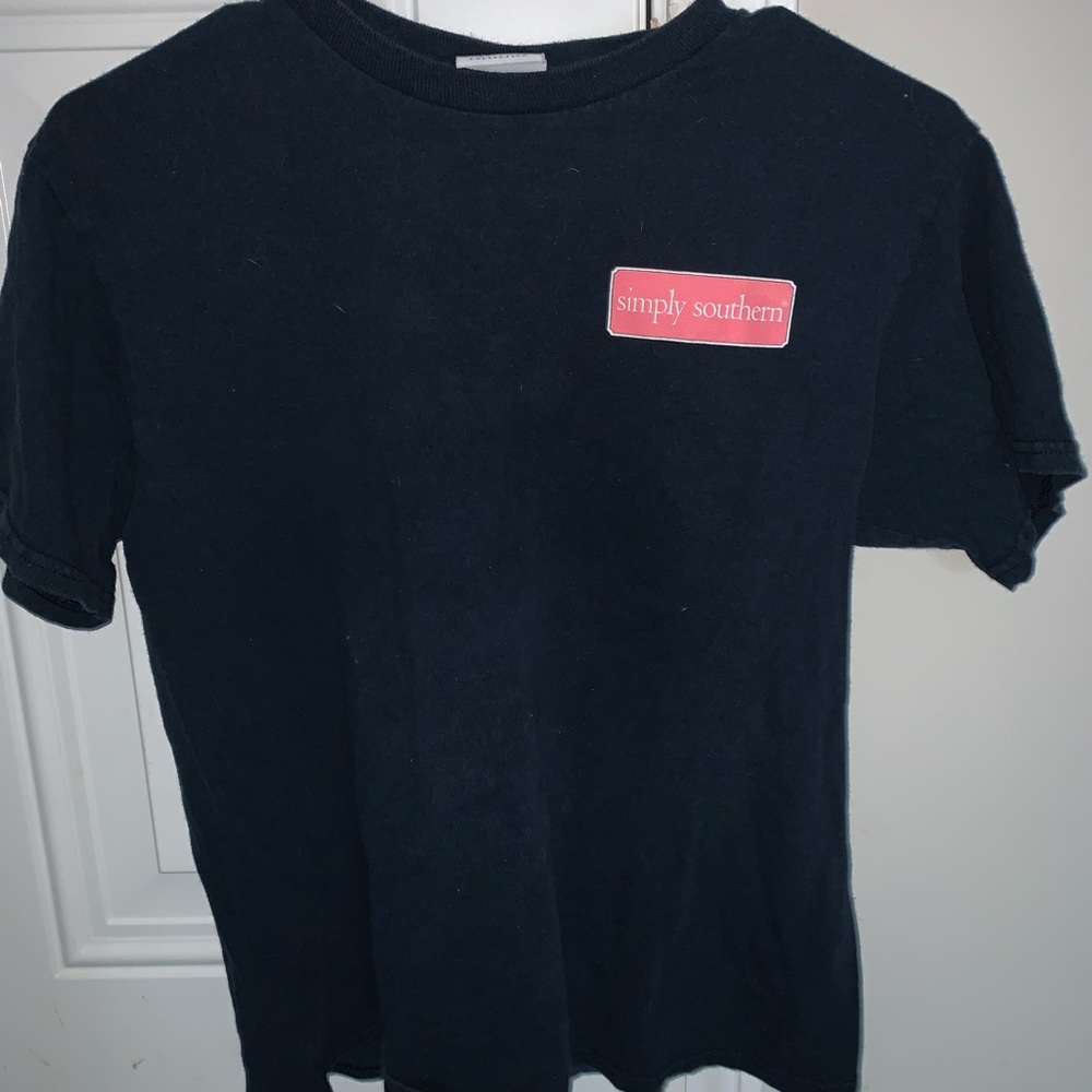 Navy blue simply southern short sleeve shirt